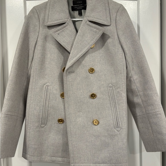 J. Crew Wool Cashmere Peacoat - Picture 2 of 7